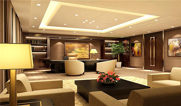 重慶辦公室設計公司/董事長辦公室裝修/會議室設計布局
