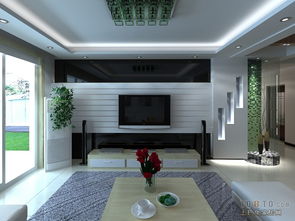 精選73平方二居客廳混搭裝修實景圖